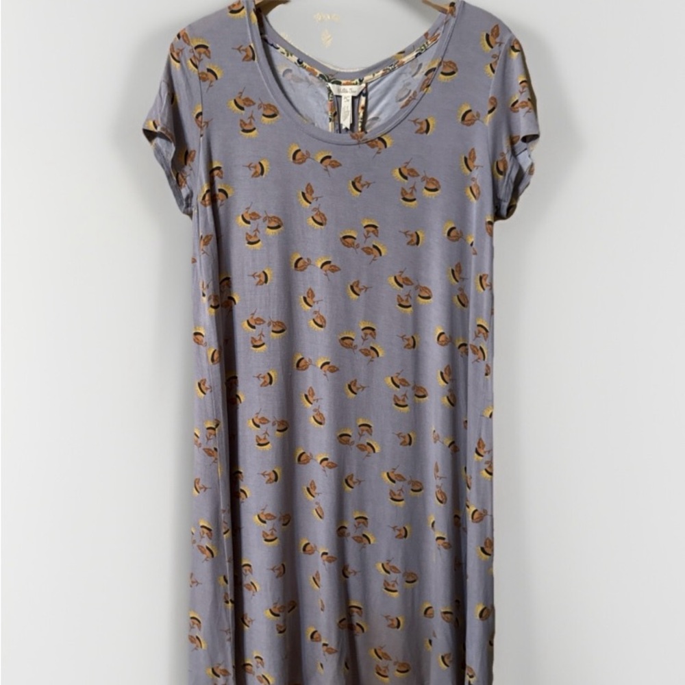 Matilda Jane write it down gray swing t-shirt dress